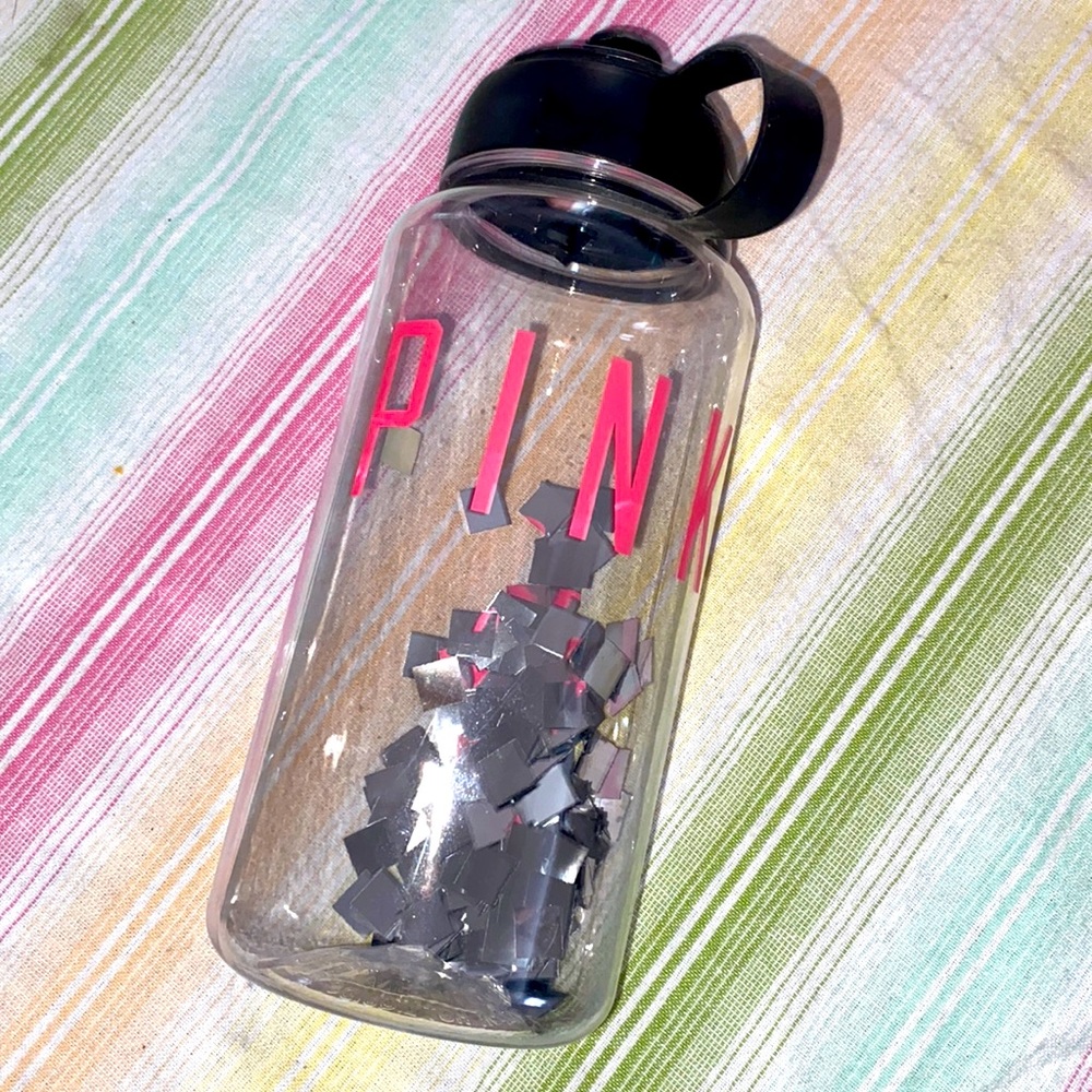 Pink water bottle